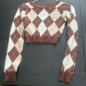 Motel Rocks cropped sweater